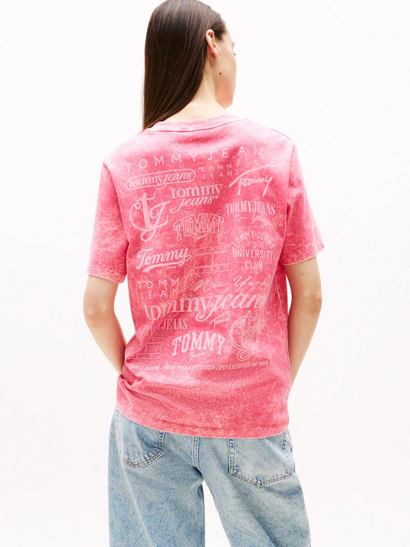 Aop Relaxed Fit Half Sleeve Cotton Jersey T-Shirt