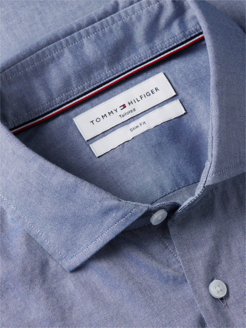 Slim Fit Solid Oxford Shirt