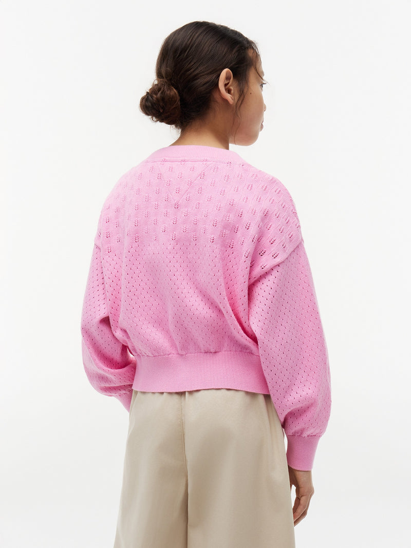 Kids Pointelle Cardigan