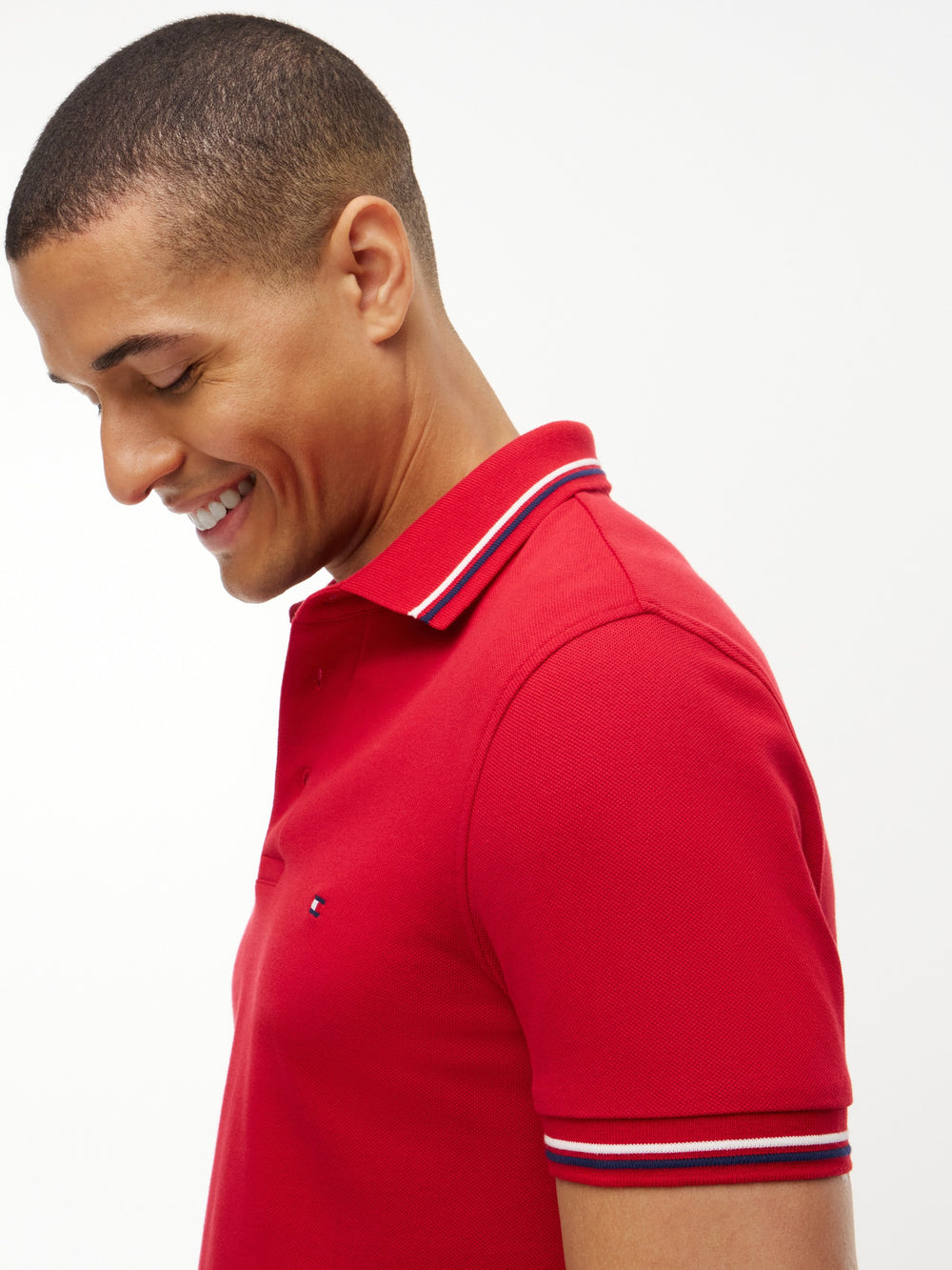 Slim Fit Collar Tipped Polo