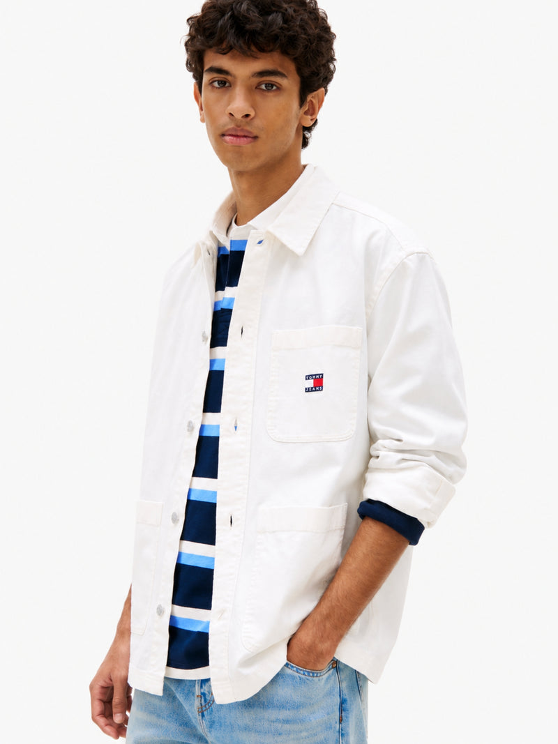 Oversized Fit Washed Overshirt Shirt