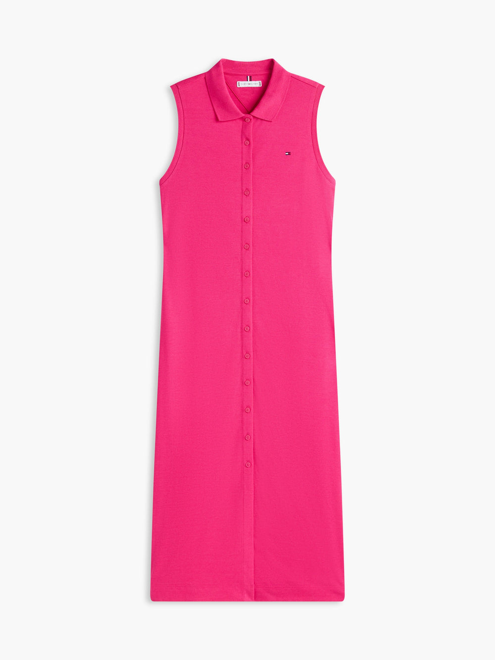 Full Sleeve Solid Viscose Blend Bodycon Polo Dress