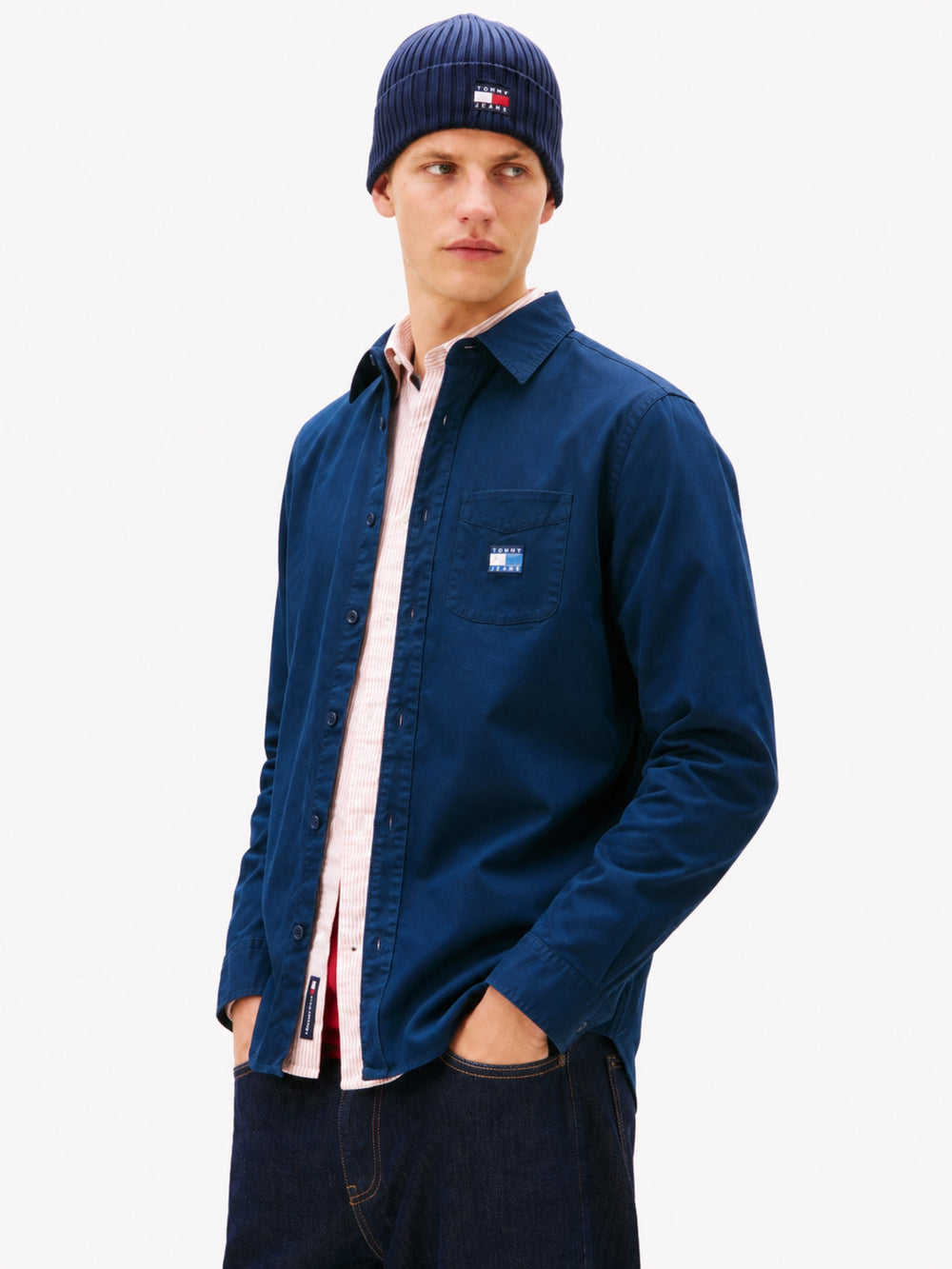 Regular Fit Washed Twill Shirt
