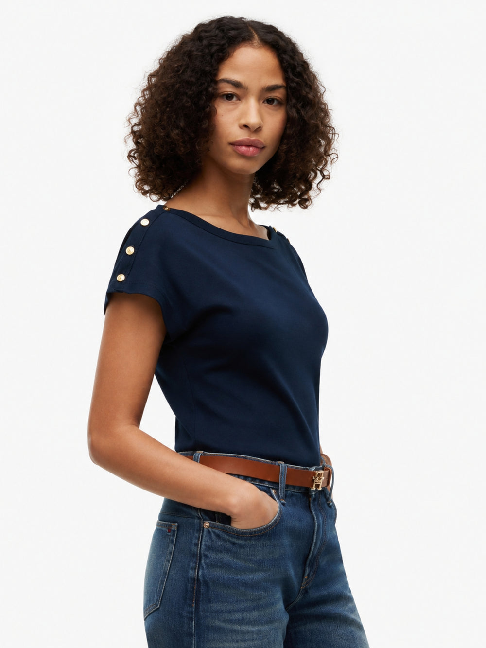 Solid Regular Fit Half Sleeve Cody T-Shirt