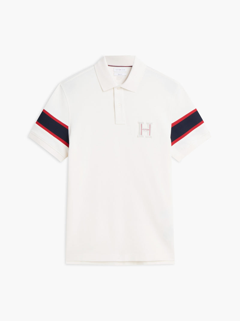 Regular Fit Sleeve Taped Pique Polo