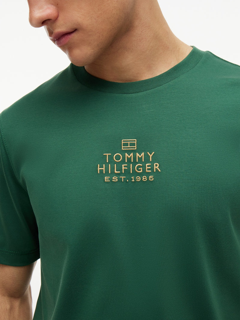 Regular Fit Embroidered Interlock Tshirt