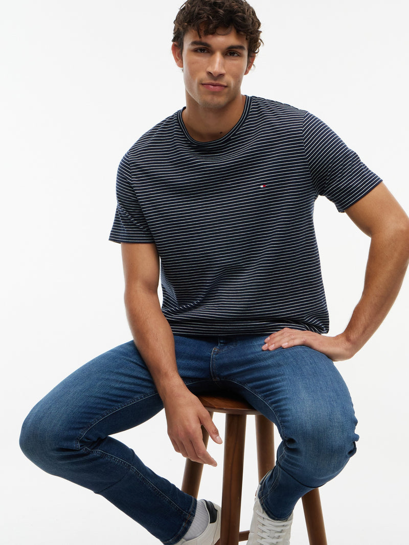 Men Austin Slim Tapered Dark Wash Jeans