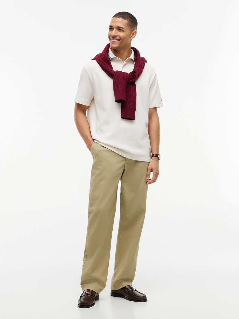 Regular Fit Textured Polo