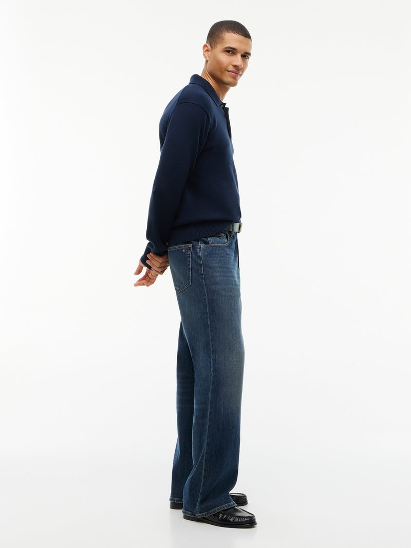 Men Ryan Bootcut Slim Bootcut Dark Wash Jeans