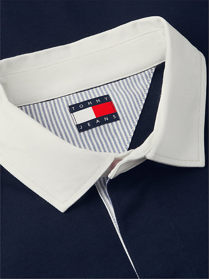 Relaxed Fit Rugby Polo