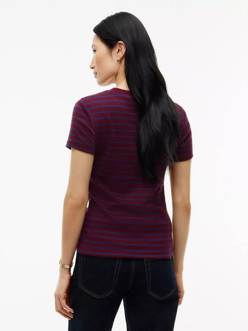 Solid Regular Fit Half Sleeve Ribbed T-Shirt