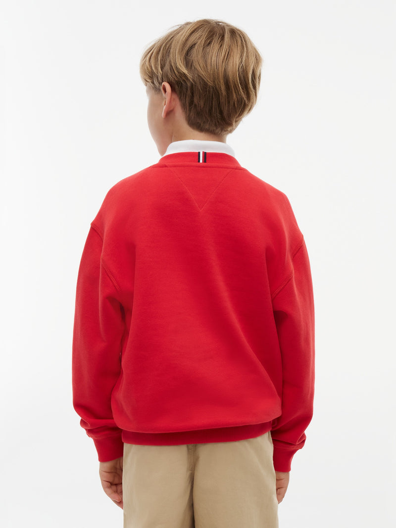 Kids Peanut Flag Logo Sweatshirt