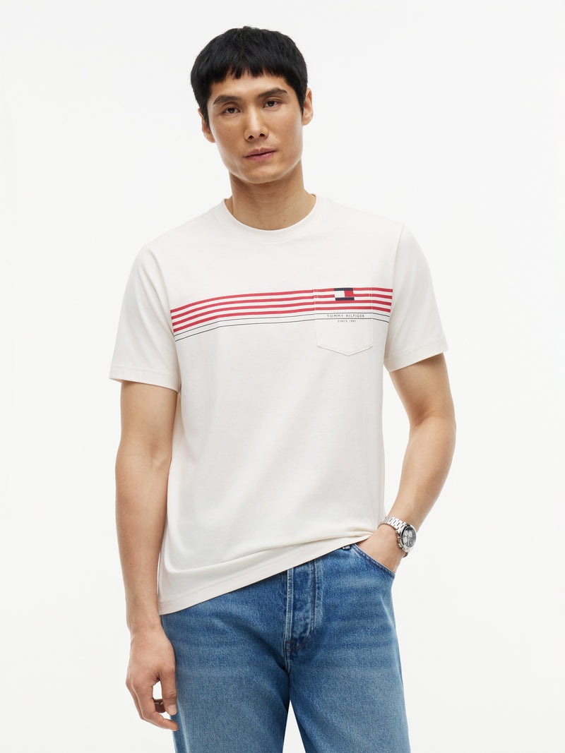 Regular Fit Striped Tshirt