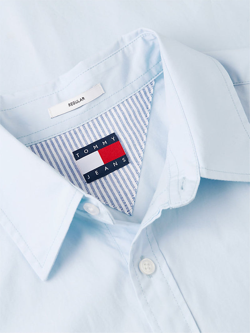Regular Fit Solid Poplin Shirt