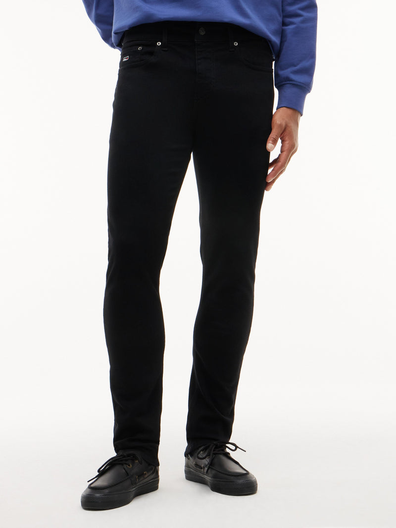 Austin Slim Tapered Clean Black Jeans