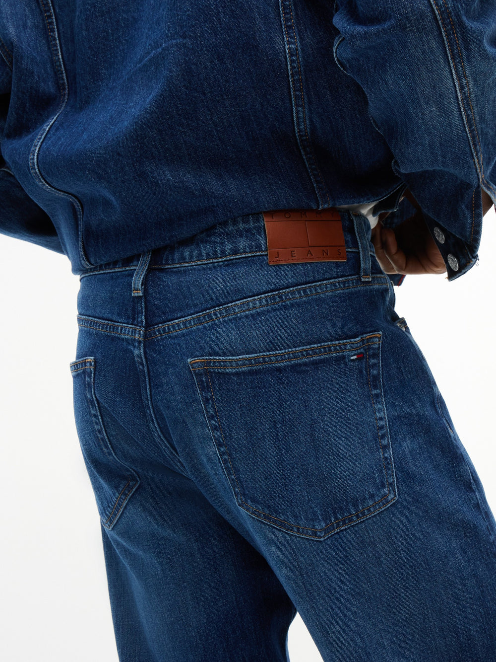 Men Otis Regular Straight Dark Wash Jeans