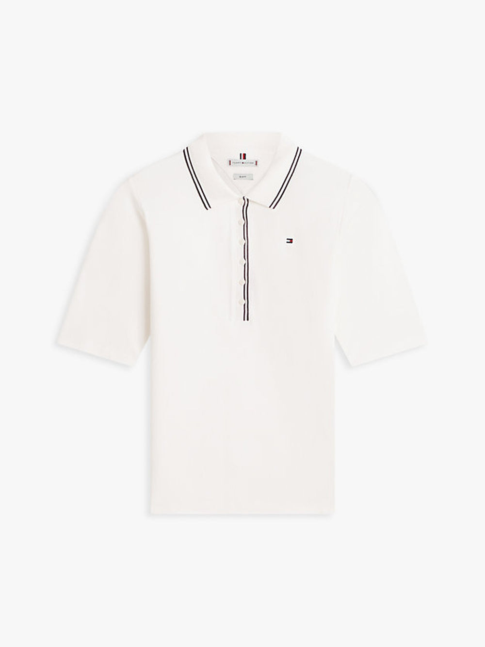 Solid Slim Fit Half Sleeve Lyocell Pique Polo