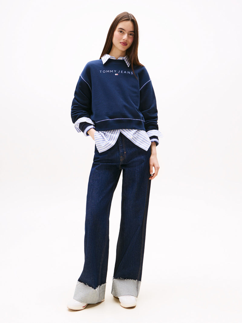 Relaxed Fit Fleece Pullover