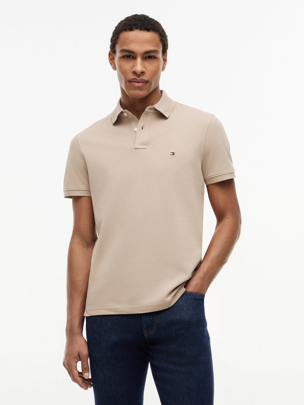 Regular Fit Solid Pique Polo