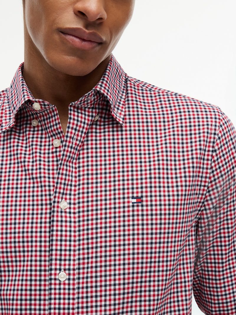 Regular Fit Check Poplin Shirt
