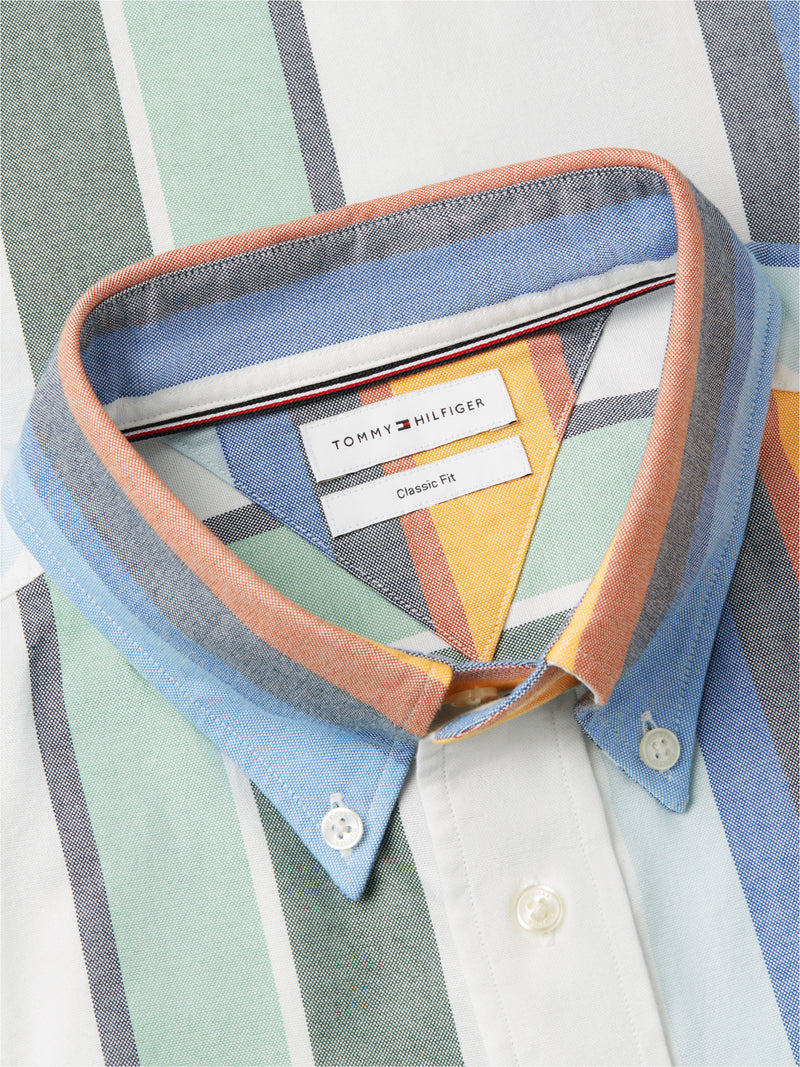 Relaxed Fit Stripe Oxford Shirt