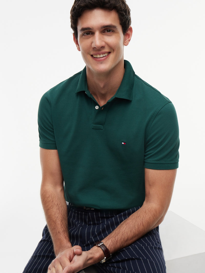 Regular Fit Solid Pique Polo