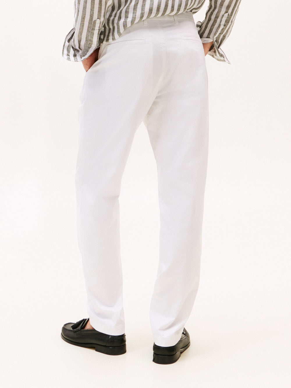 Men Harlem Regular Tapered Fit Pleated Satin Trouser