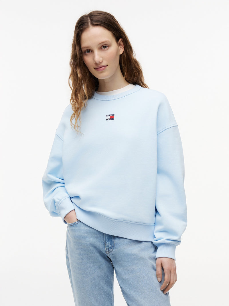 Relaxed Fit Terry Pullover
