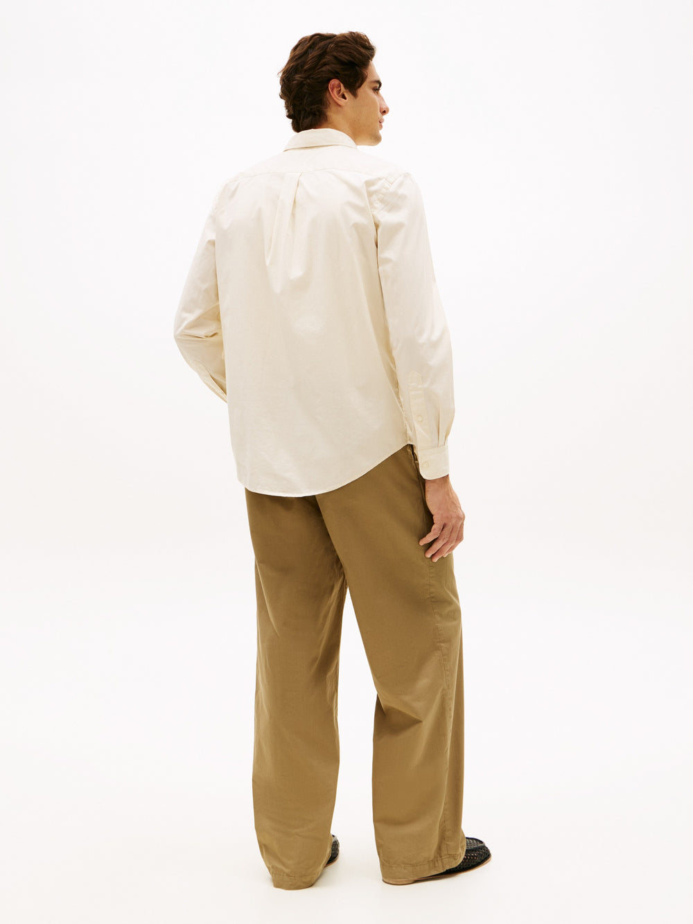 Regular Fit Solid Poplin Shirt