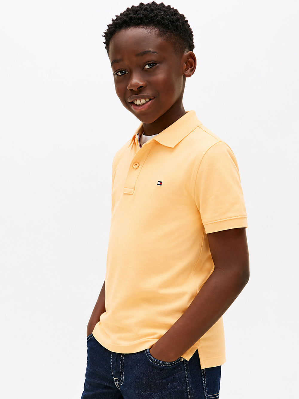 Kids Solid Polo