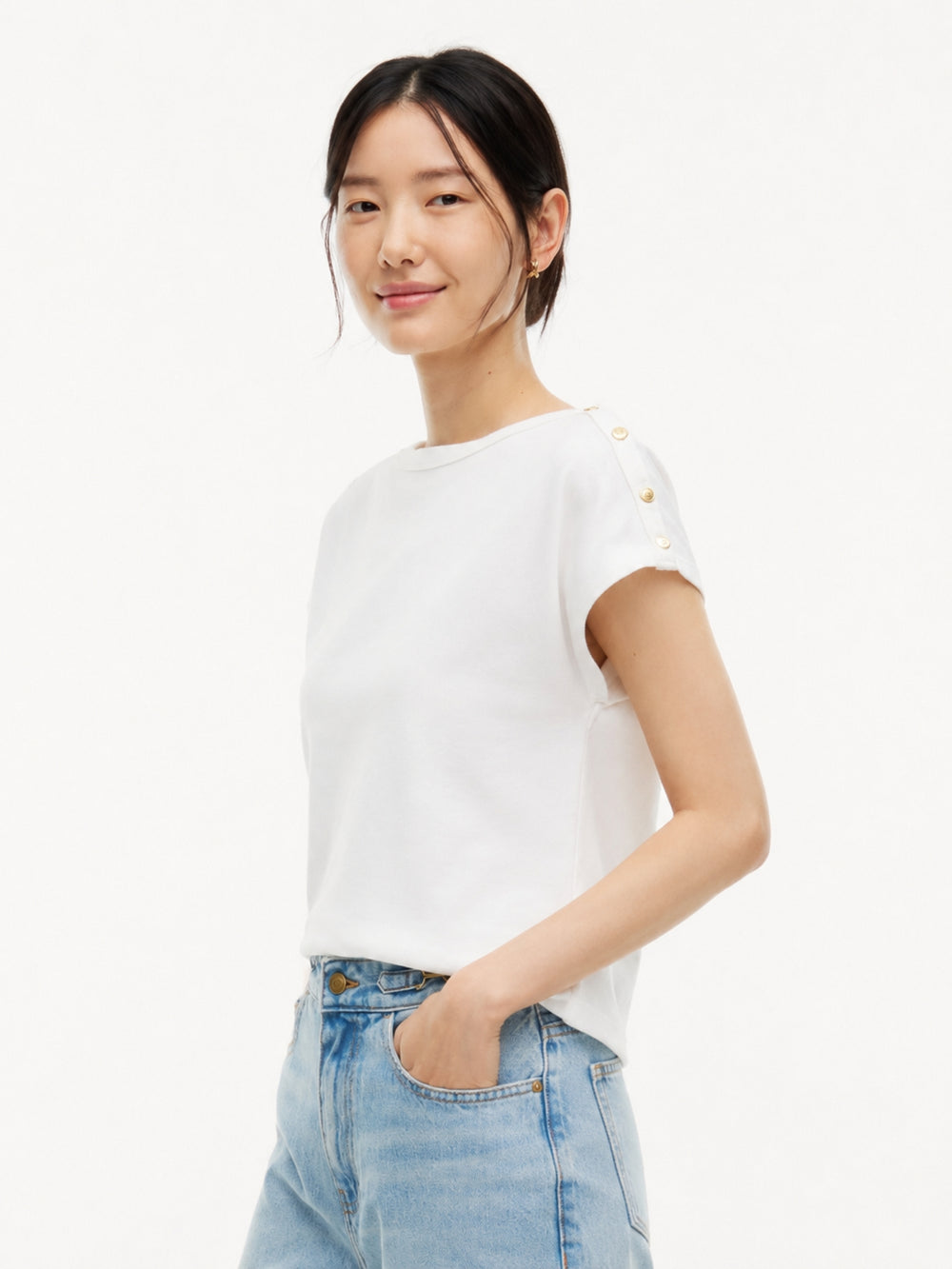 Solid Regular Fit Half Sleeve Cody T-Shirt