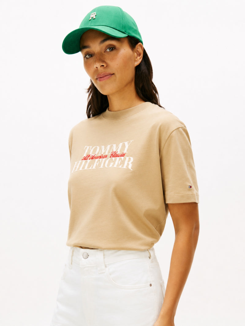 Solid Relaxed Fit Half Sleeve Cotton Jersey T-Shirt