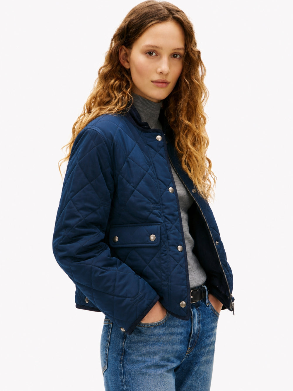 Regular Fit Quilted Jacket
