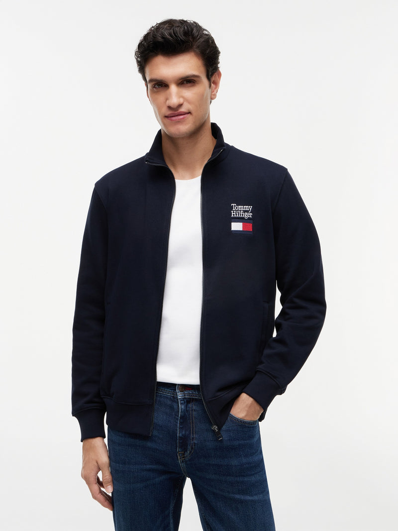 Regular Fit Fleece Zipper Sweatshirt