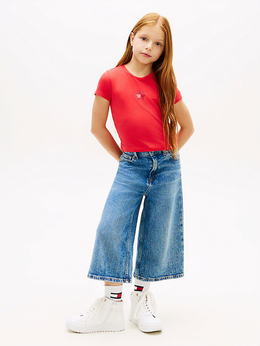 Kids Sequin Star Logo T-Shirt