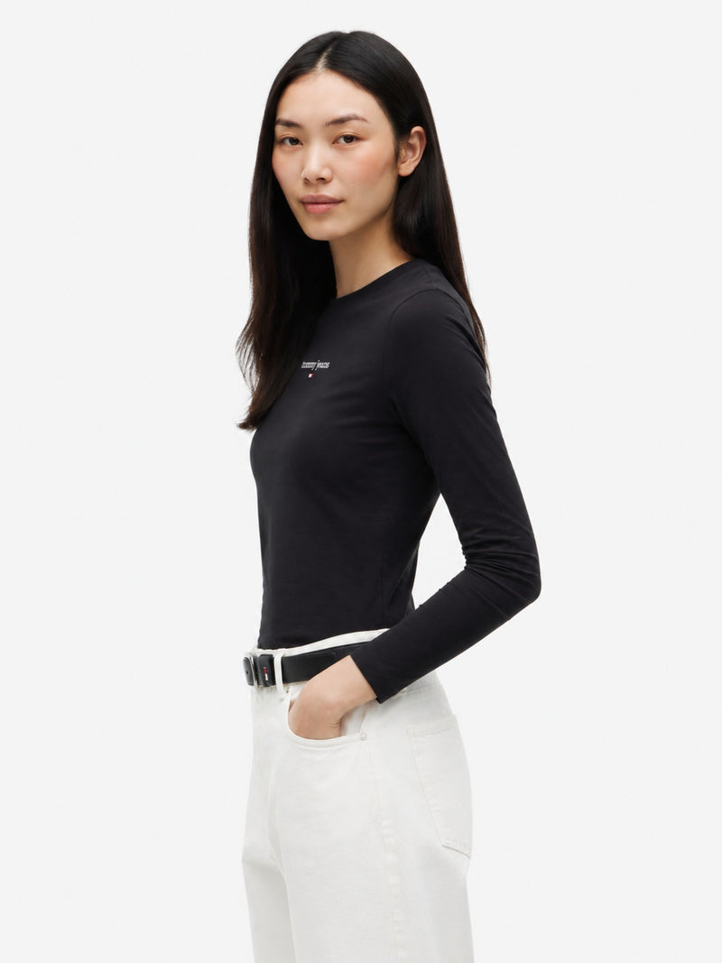 Solid Slim Fit Full Sleeve Cotton Jersey T-Shirt