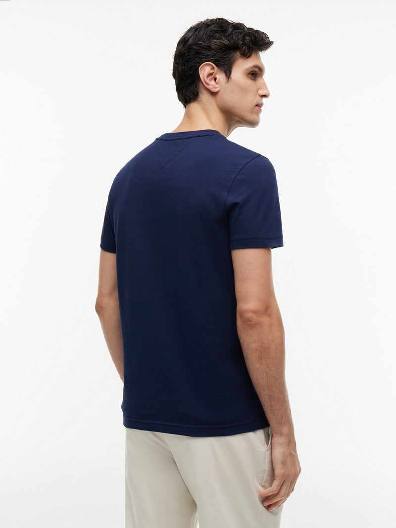 Slim Fit Chest Logo Jersey Tshirt