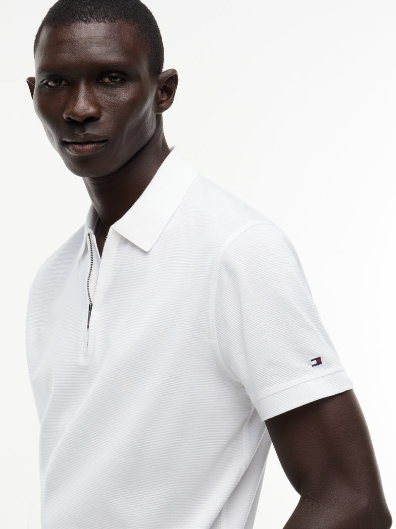 Regular Fit Zipper Polo
