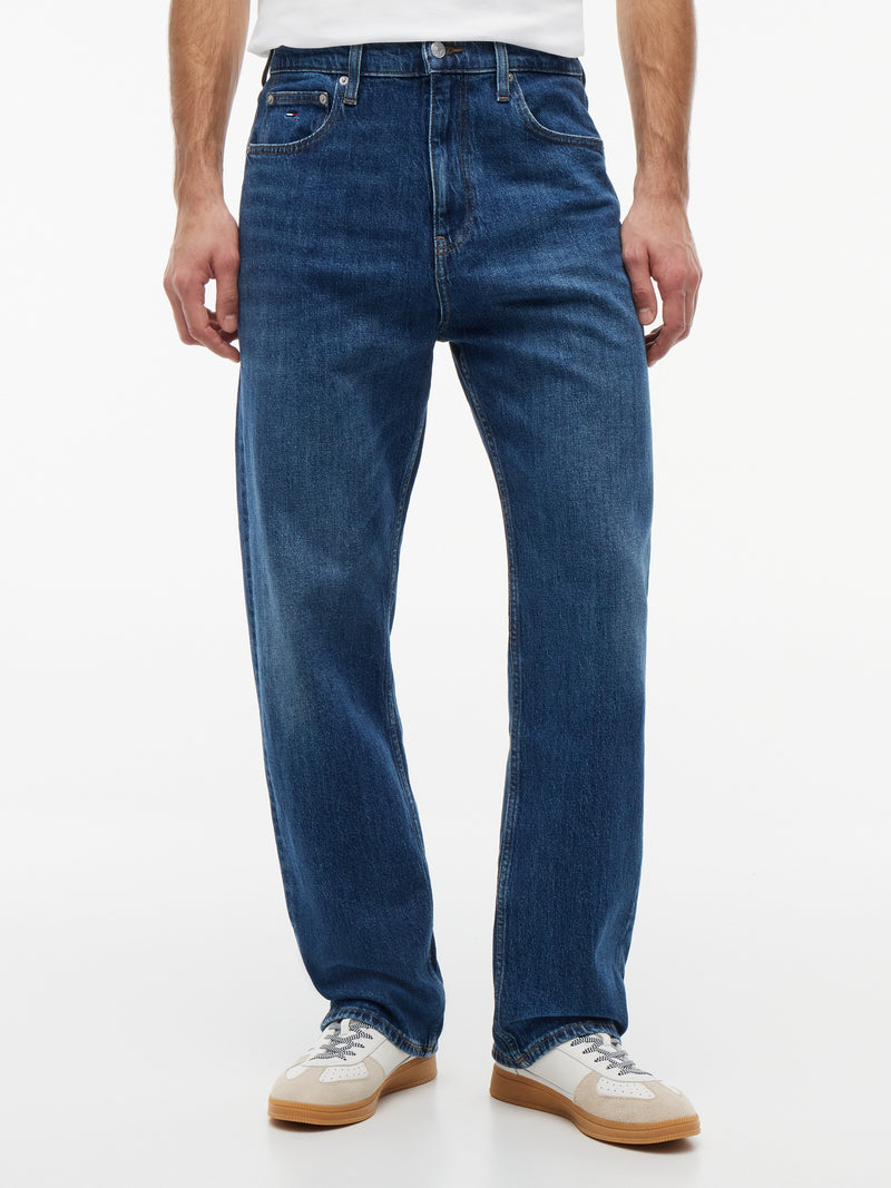 Men Otis Regular Straight Mid Wash Jeans