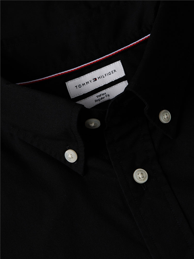 Regular Fit Solid Poplin Shirt