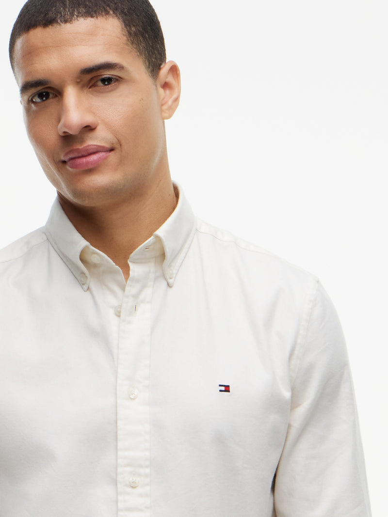 Regular Fit Solid Flannel Shirt