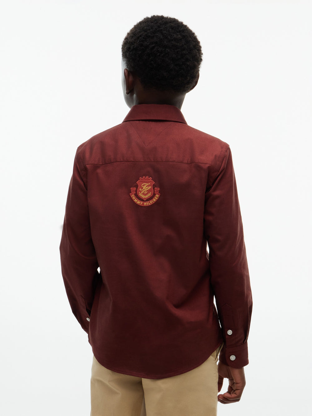 Kids Solid Stretch Shirt