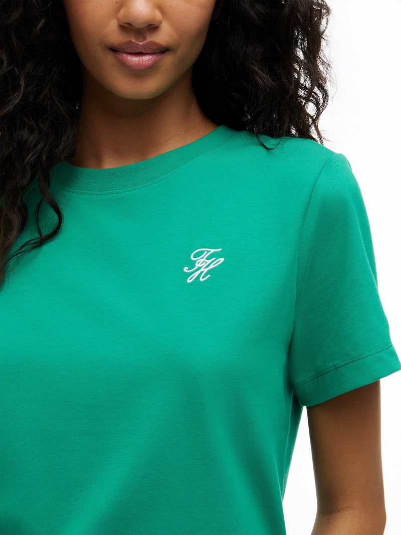 Solid Regular Fit Half Sleeve Cotton Jersey T-Shirt