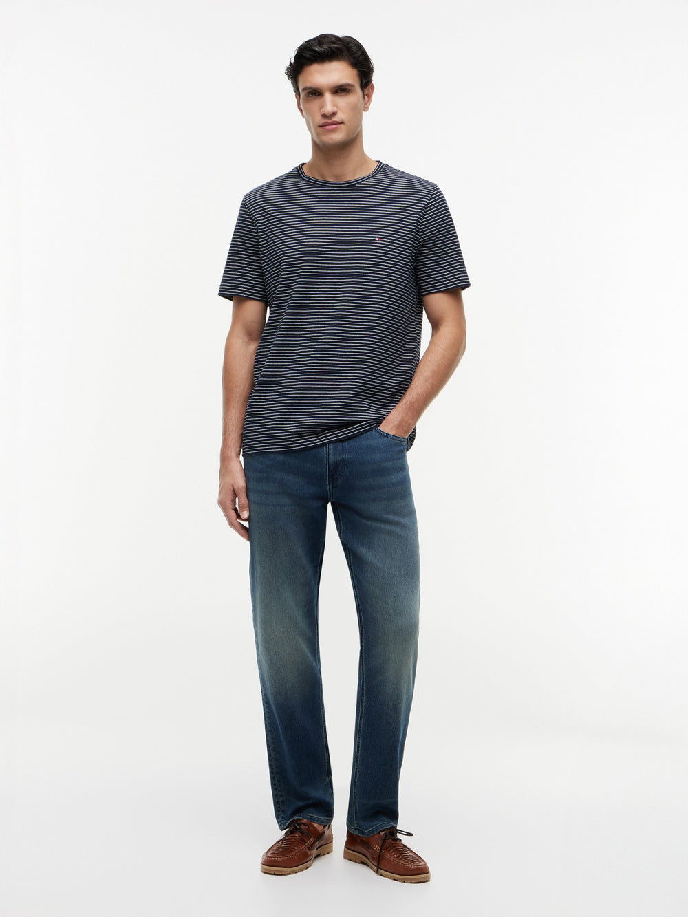 Regular Fit Striped Tshirt