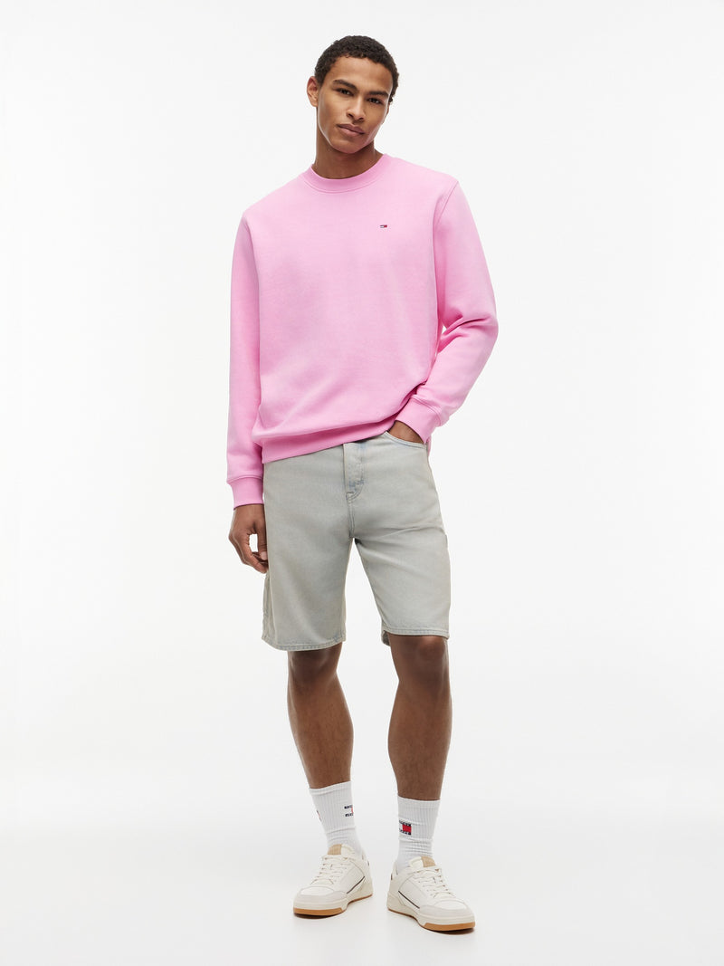 Regular Fit Brushed Fleece Crew Neck Sweatshirt