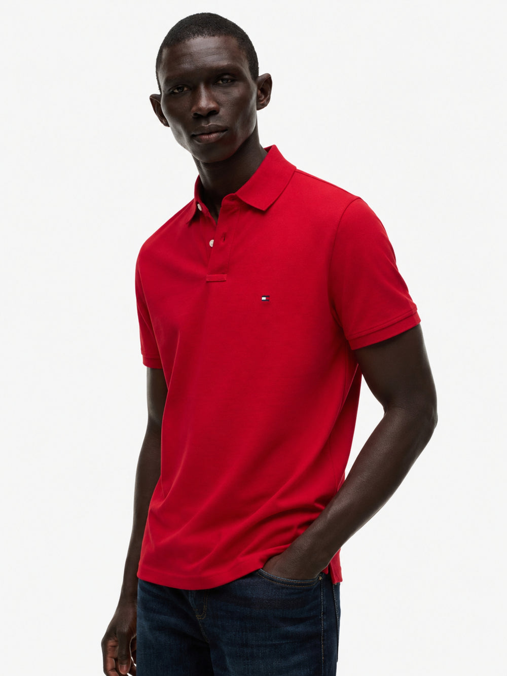 Regular Fit Solid Pique Polo