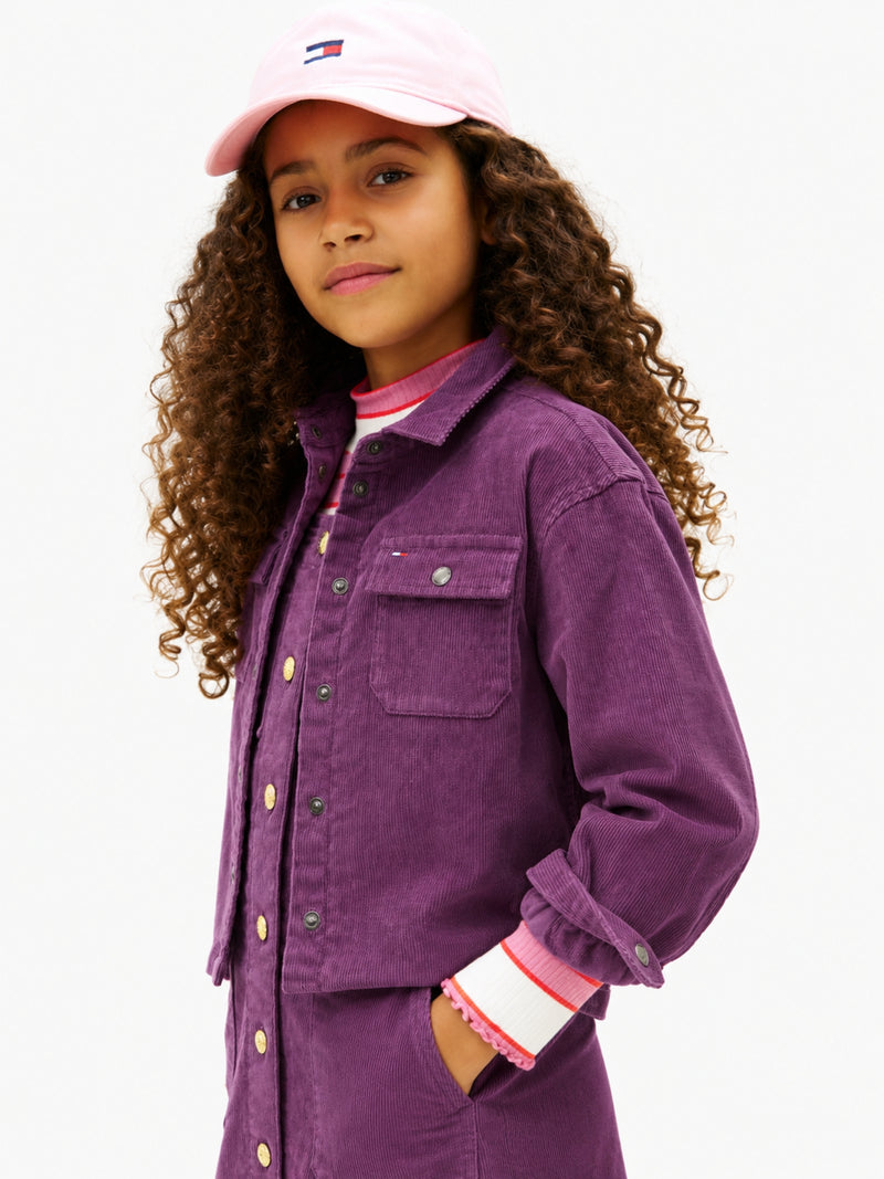 Kids Corduroy Solid Shirt