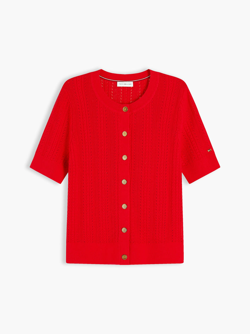 Solid Regular Fit Half Sleeve Ribbed T-Shirt