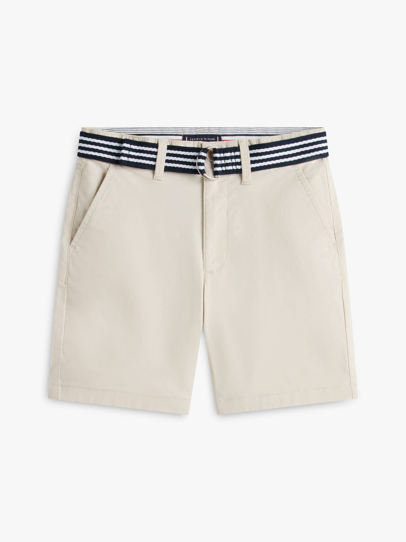 Boys Belted Chino Shorts