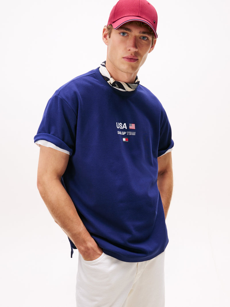 Relaxed Fit Jacquard Tshirt